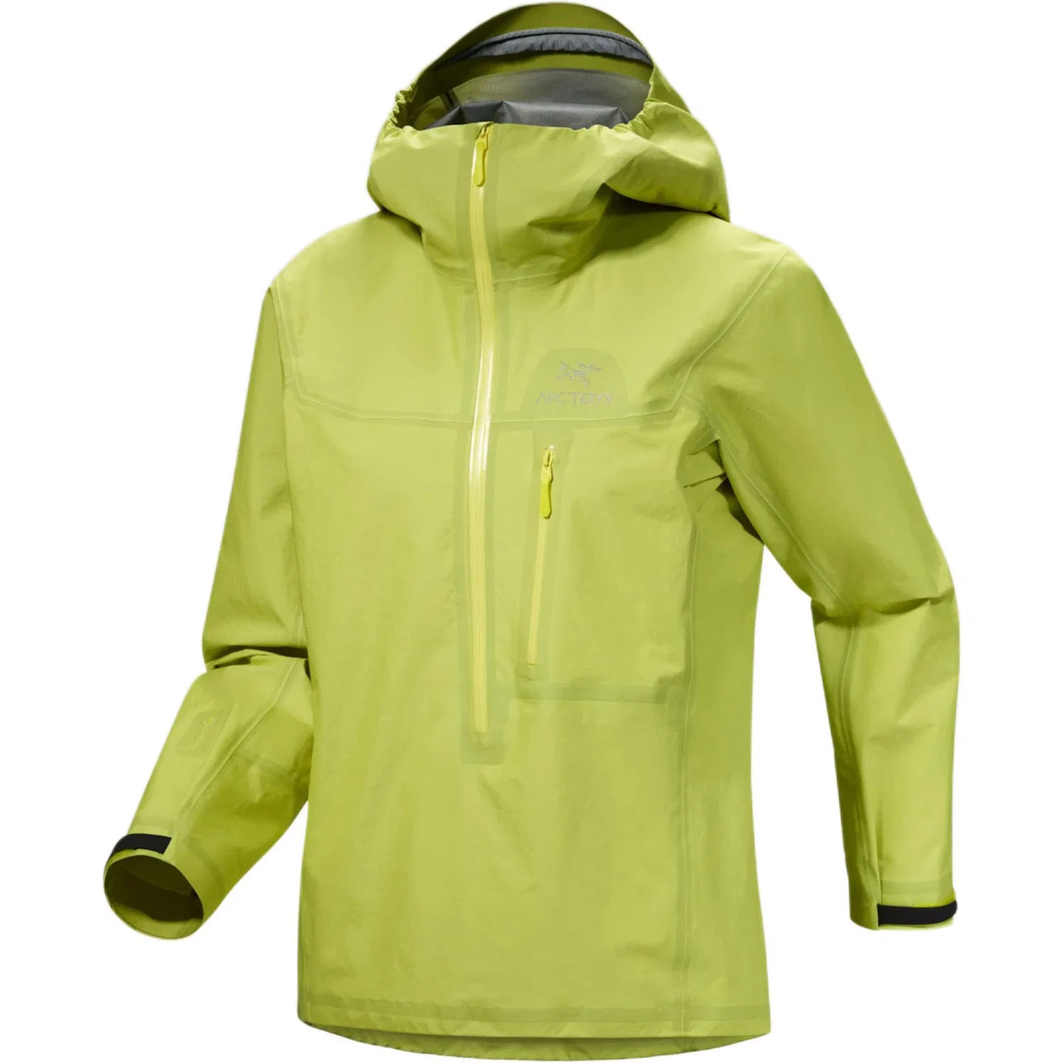 Женская ветрозащитная куртка с капюшоном Alpha SL, Arcteryx, Xinghui Green/Euphoria