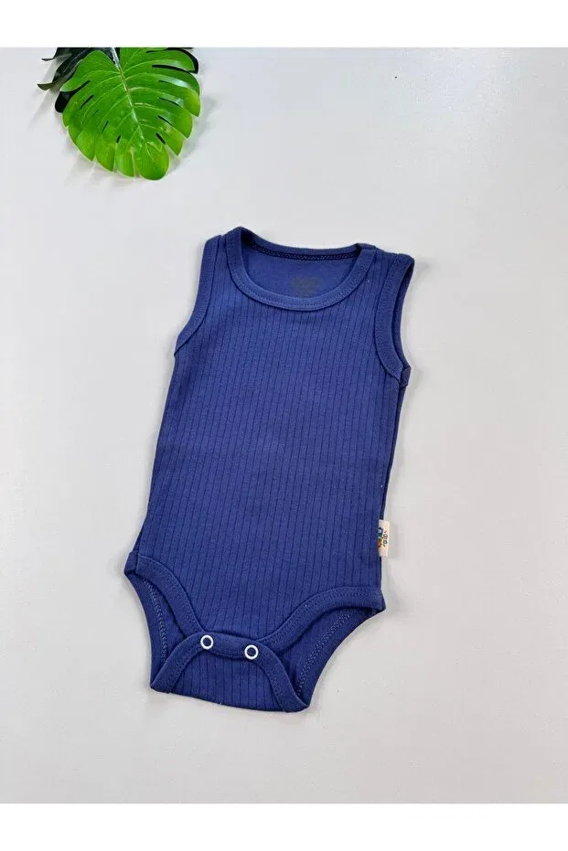 Детское боди-майка без рукавов Basics Efu Baby, Navy Blue — фото 3