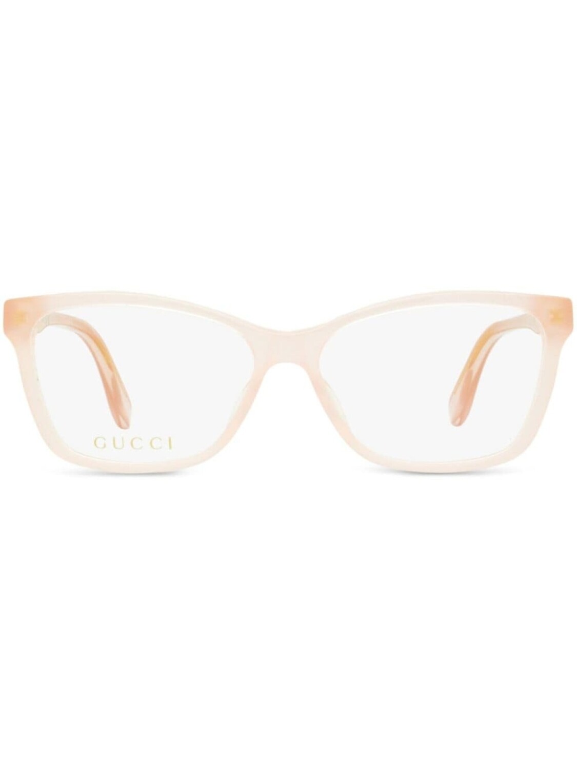 

Очки Gucci Eyewear в прямоугольной оправе с логотипом, розовый