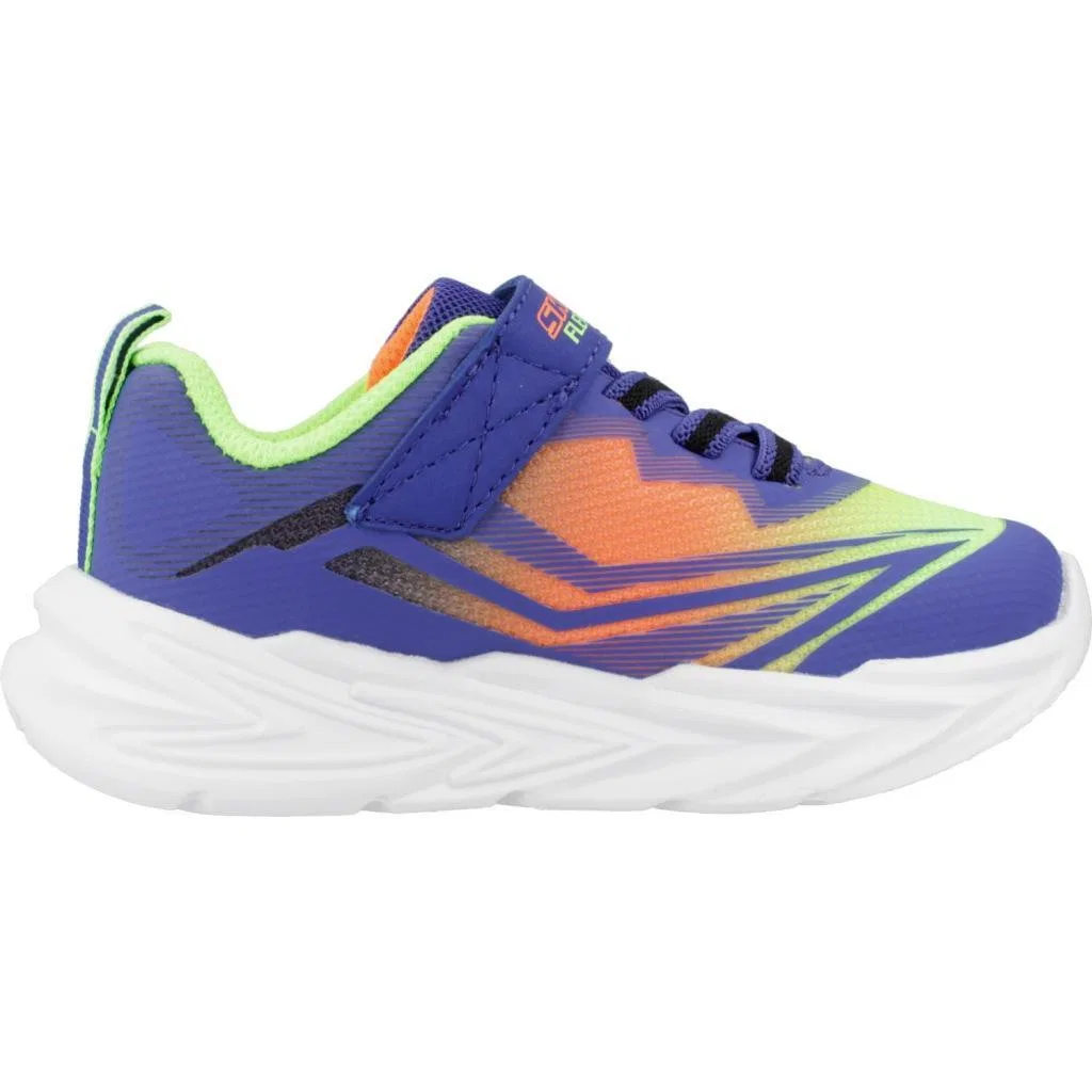 Детские кроссовки Skechers S Lights-flex-glow, Blau Bunt — фото 4