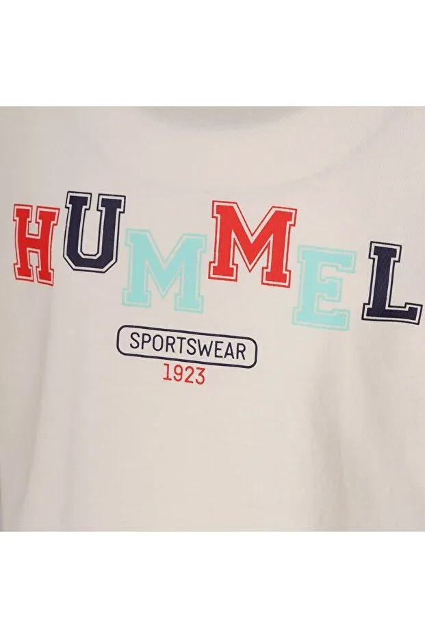 Детская футболка для мальчиков с принтом Hummel, Ecru — фото 4