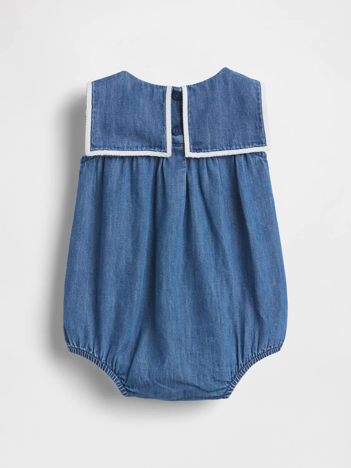 Комбинезон джинсовый Gap Sailor Bubble, Medium Wash — фото 2