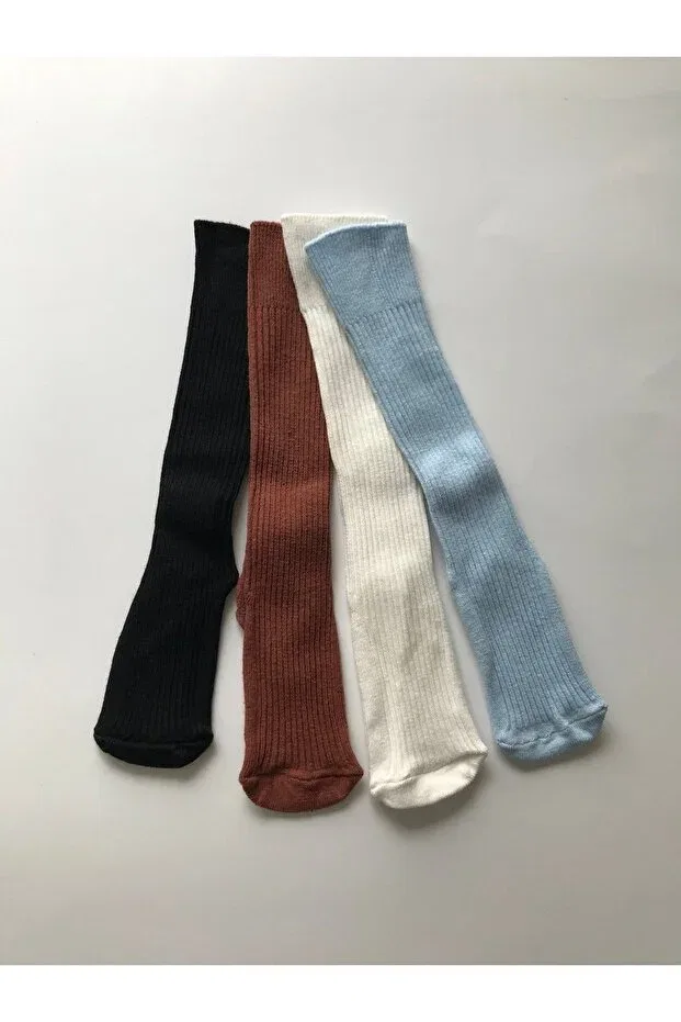 Детский комплект носочков для мальчиков Nis Butik, Blue Black Cream Coffee