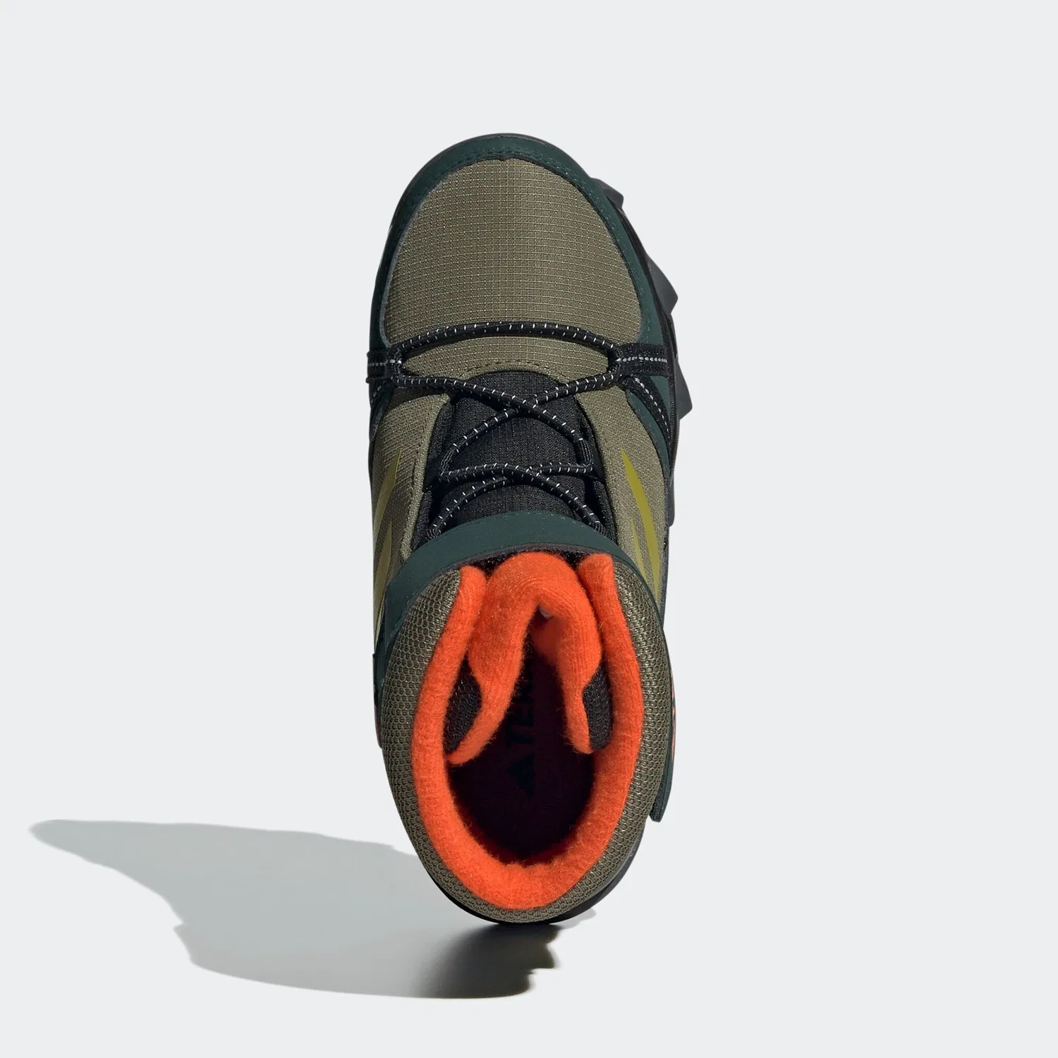 Детские зимние ботинки для хайкинга Adidas TERREX, Focus Olive / Pulse Olive / Impact Orange — фото 4