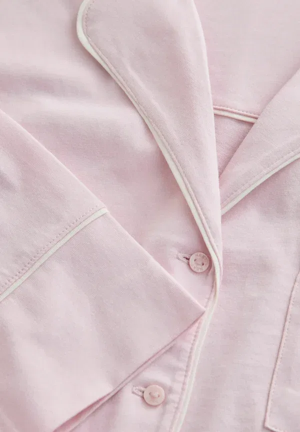 Пижамный комплект из хлопка, Maternity button through set, Next, Pink, розовый — фото 2