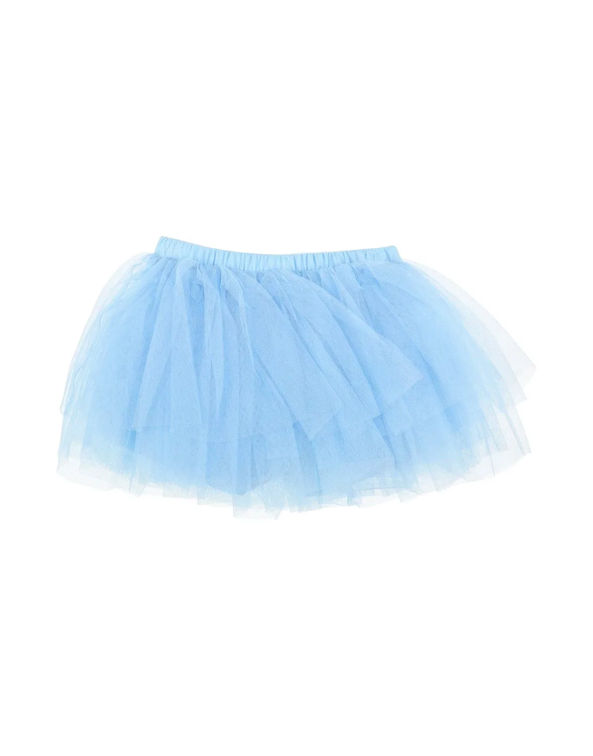 Детская юбка для девочек многослойная из фатина Sky Blue