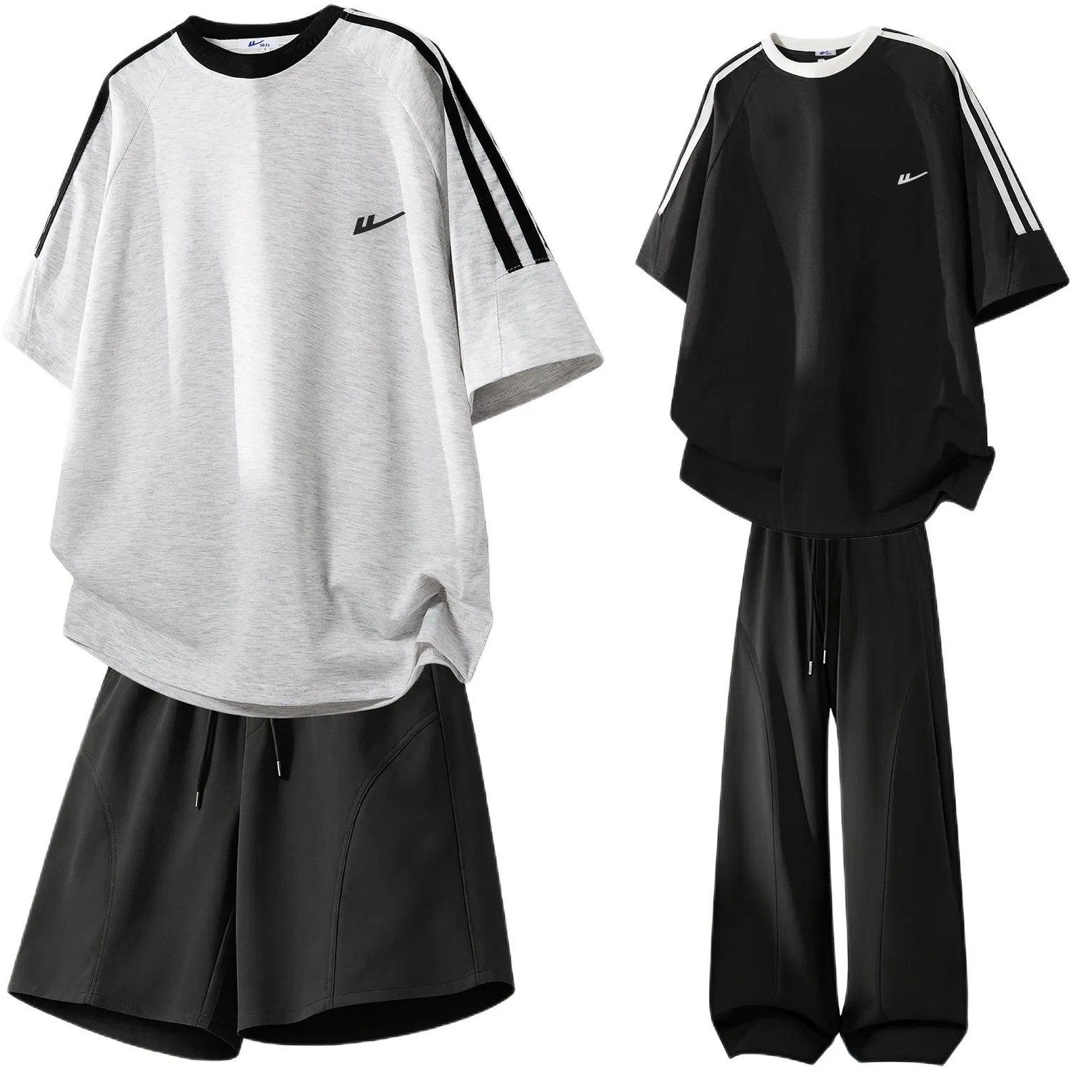 Детский спортивный комплект из худи и шорт с брюками Casual Sportswear WARRIOR