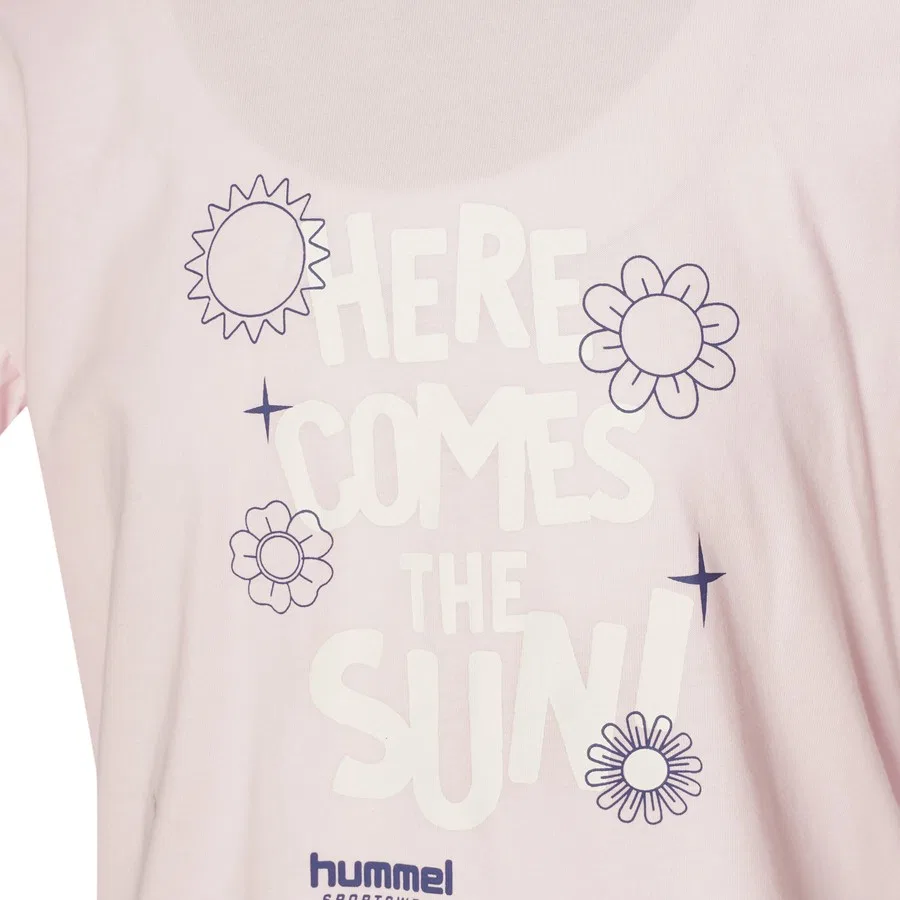 Футболка с круглым вырезом Angel Hummel, Розовый — фото 4