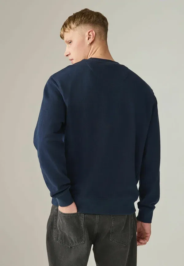 Футболка хлопковая Regular Fit Lightweight 2 Pack Next Navy Blue, Khaki Green, темно-синий/зеленый/хаки — фото 3