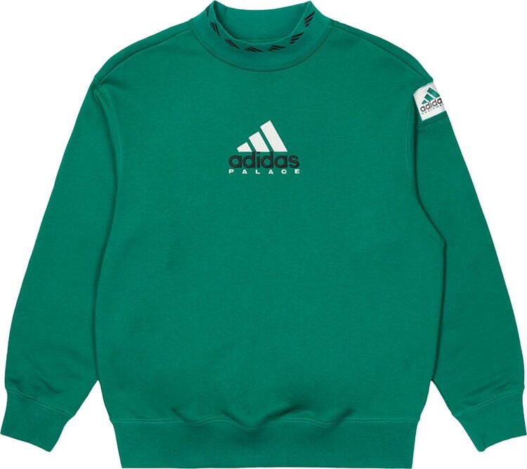 

Толстовка Palace x adidas EQT Crew 'Green', зеленый