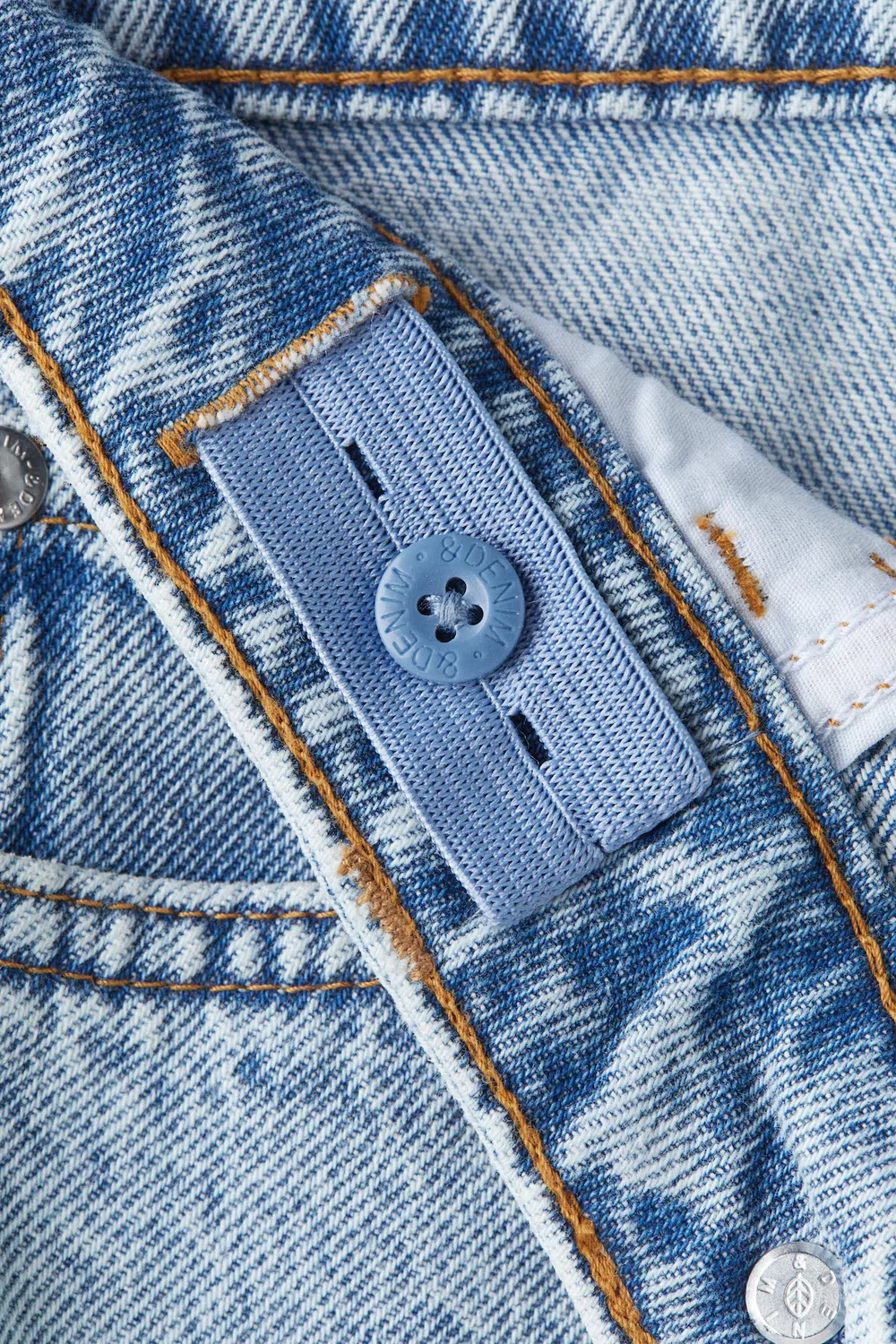 Комплект из 2 джинсов свободного кроя H&M, Helles Denimblau/Schwarz — фото 2