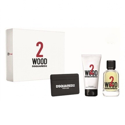 Dsquared2 2 Wood 3,4 унции Edt Spray, парфюмированный гель для ванны и душа 3,4 унции, карта — фото 2