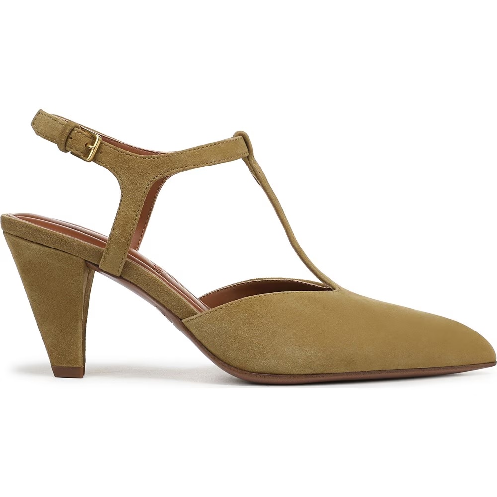 Туфли на каблуке Franco ovett pump от Franco Sarto, mustard brown suede — фото 2