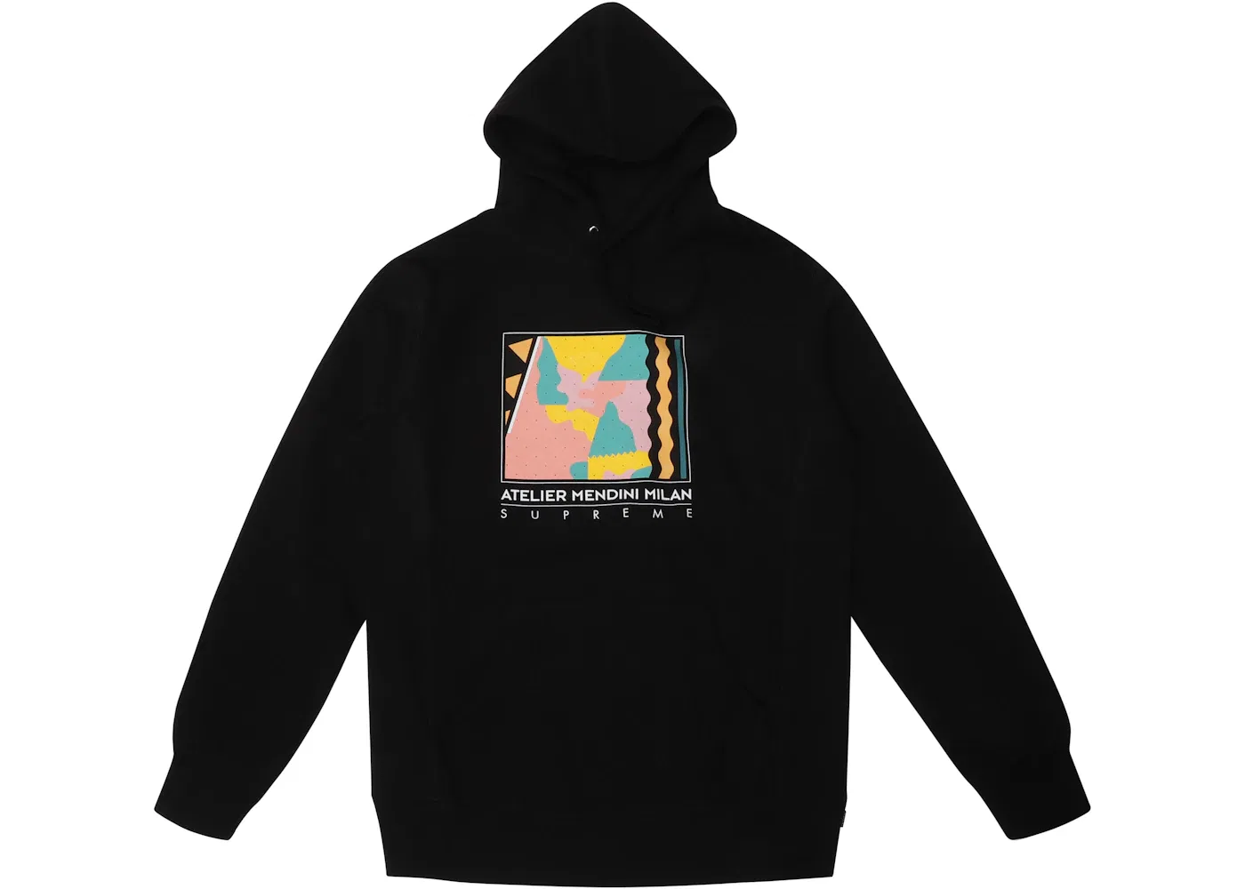 Мужская худи с капюшоном Supreme Mendini, Black
