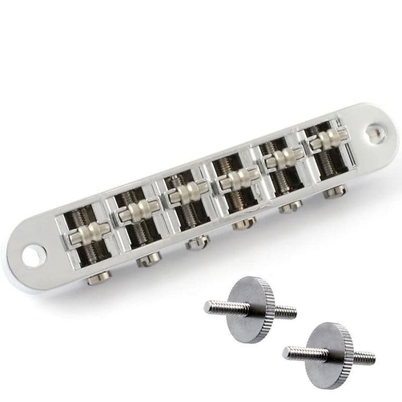 

НОВИНКА Roller Tunematic BRIDGE для Gibson Les Paul SG TuneOMatic - CHROME Allparts