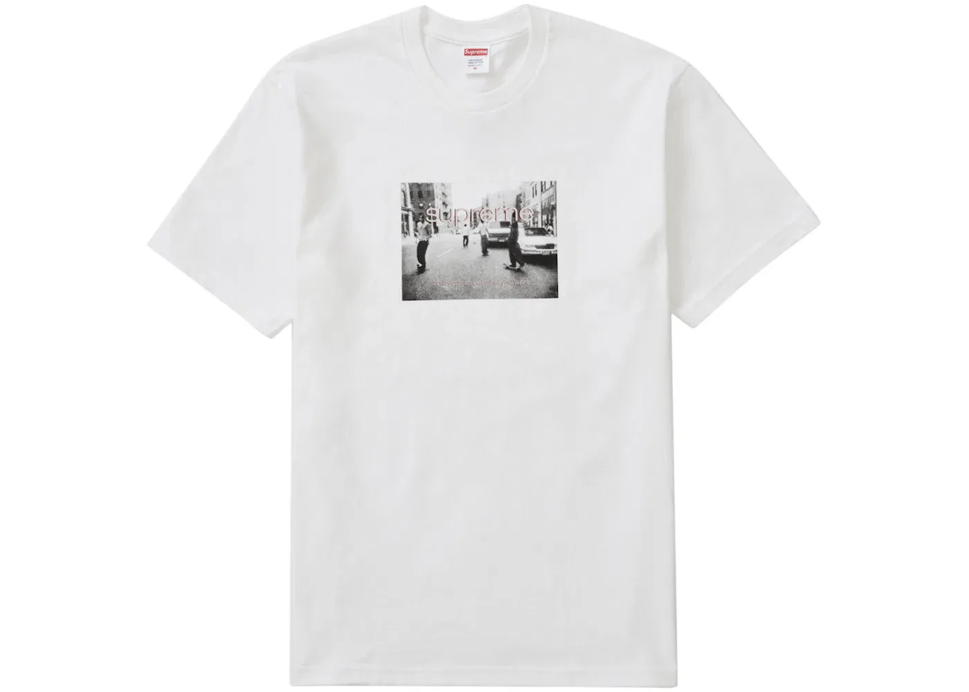 Мужская футболка с принтом Supreme Crew 96 Tee, White