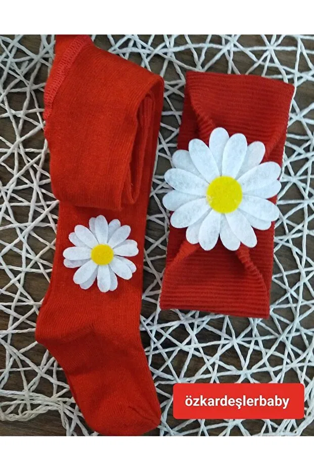Детские носки с бантом Özkardeşler Baby, Cream Color — фото 2