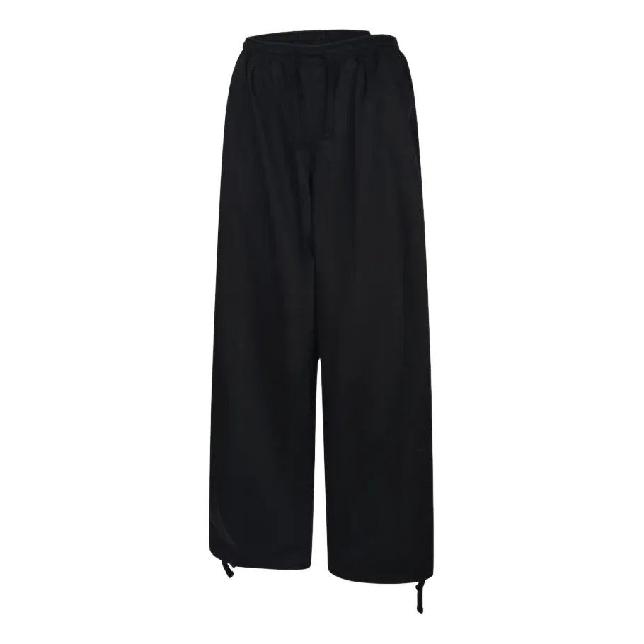 Женские брюки Sportswear Wide-Leg Low-Waisted Trousers 'Black' Nike, черный