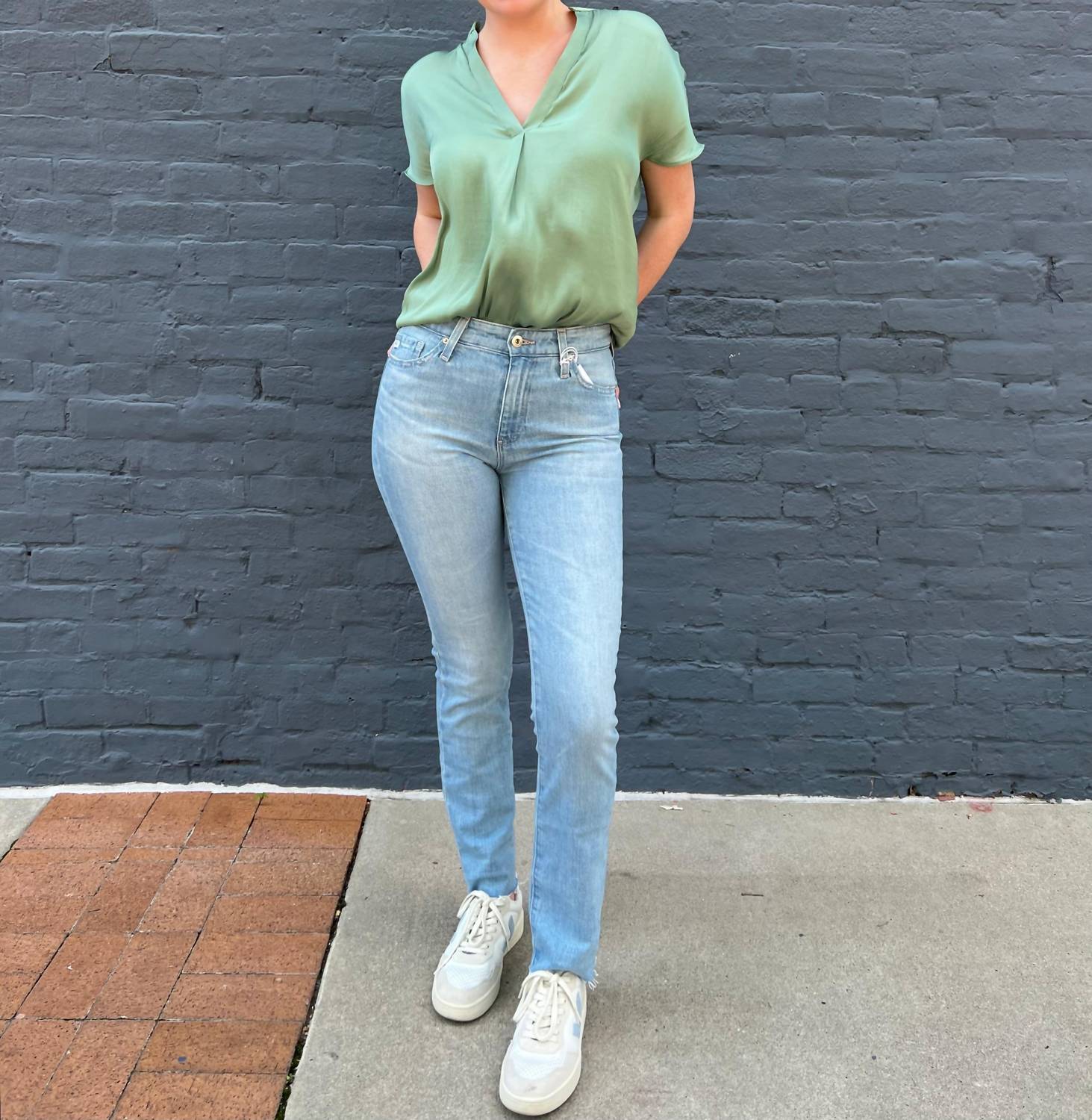 

Mari Узкие прямые джинсы с высокой посадкой в цвете Sorrento AG Jeans, Sorrento