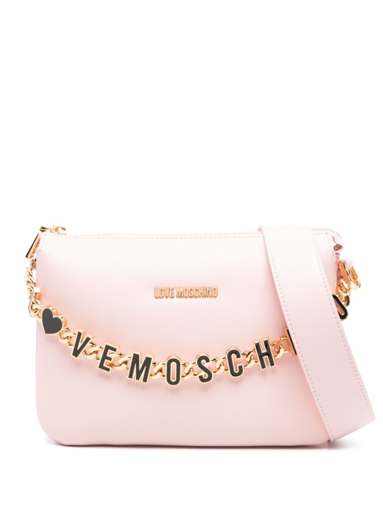 

Love Moschino сумка-тоут с логотипом, розовый