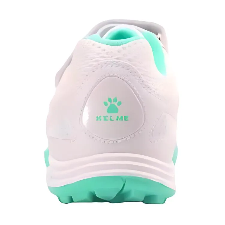 KELME Детские футбольные бутсы с низким верхом, бело-зеленые, нескользящие и износостойкие — фото 3