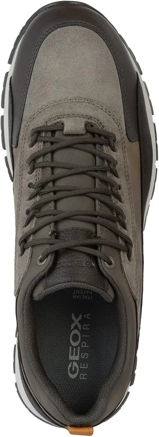 Мужские кроссовки Geox U Delray B ABX, Dk Coffee Dove Grey — фото 3