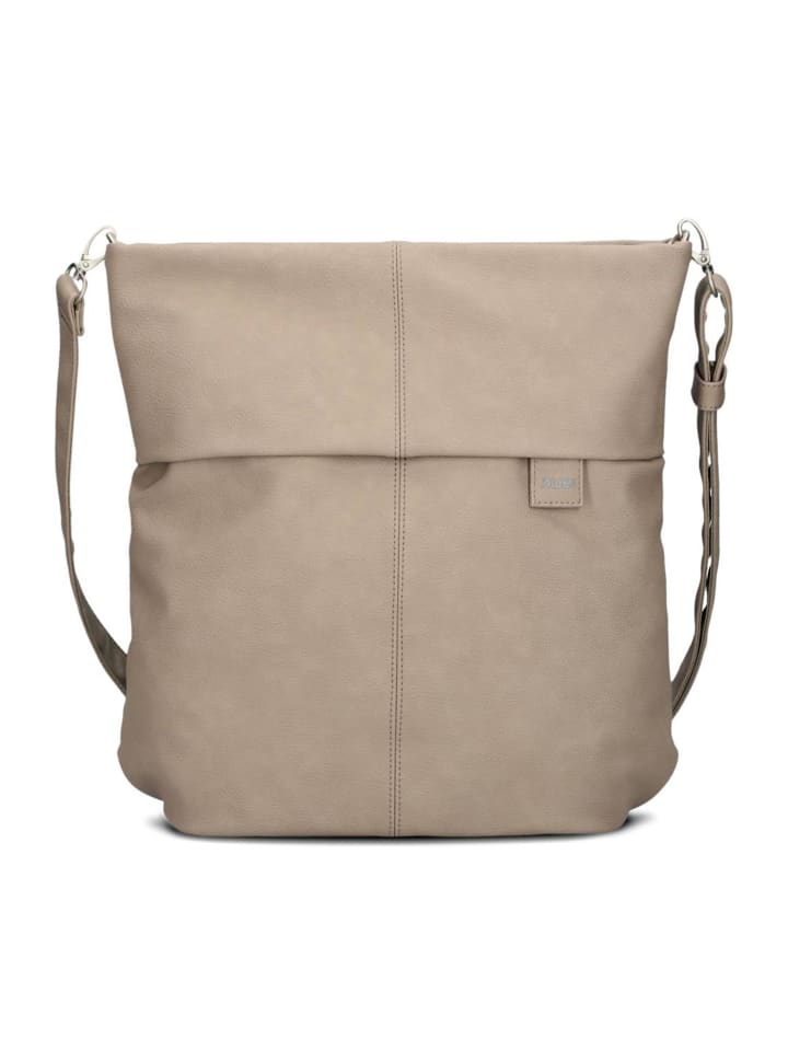 

Сумка через плечо Mademoiselle.M 35 см из нубука цвета капучино Zwei