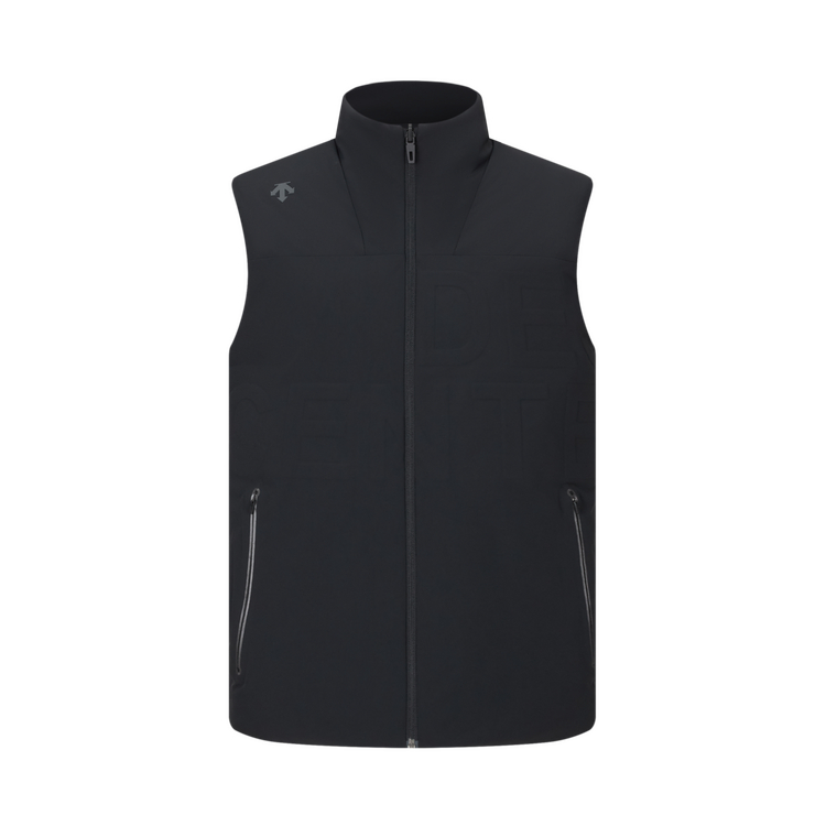 

Мужской жилет PRO с воротником-стойкой Descente, bk-черный