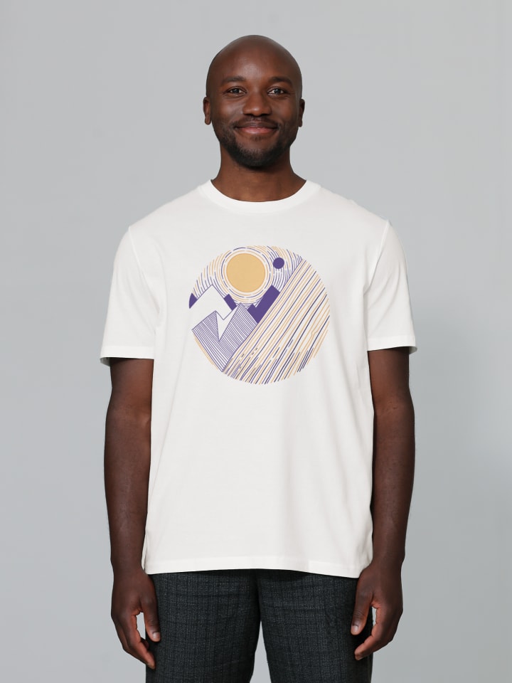 

Футболка wat Apparel T-Shirt Geometric Landscape 3, белый