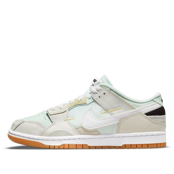 

Кроссовки dunk low scrap Nike, белый