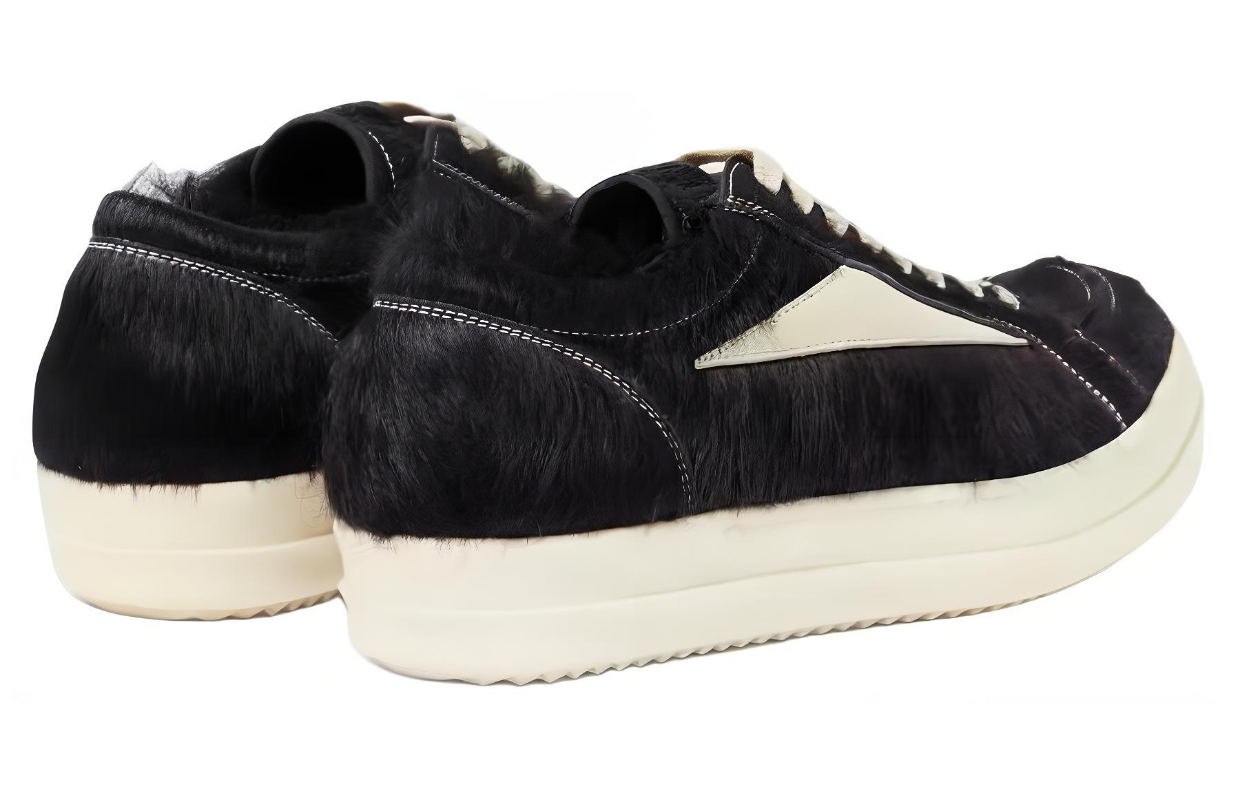 Винтажные платформенные кроссовки на шнуровке RICK OWENS, черные — фото 4