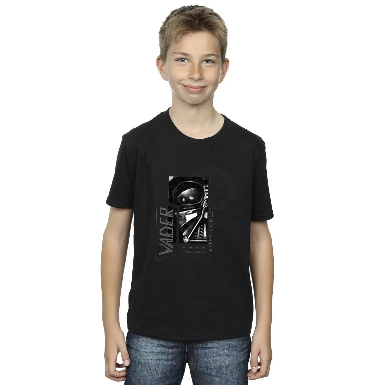 Футболка с принтом Star Wars, черный