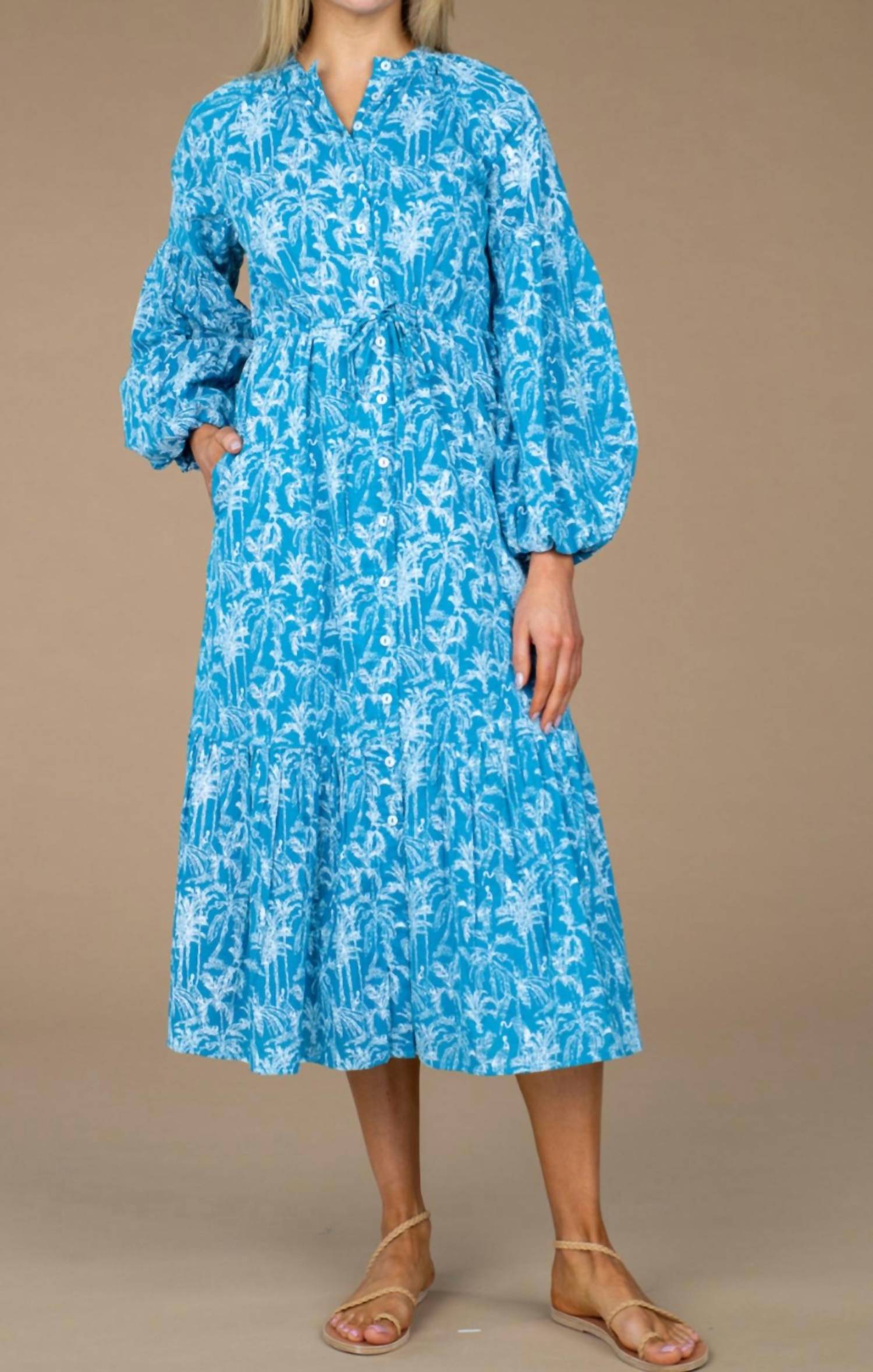 

Платье Эмори в стиле джунглей Olivia James the Label, цвет jungle toile
