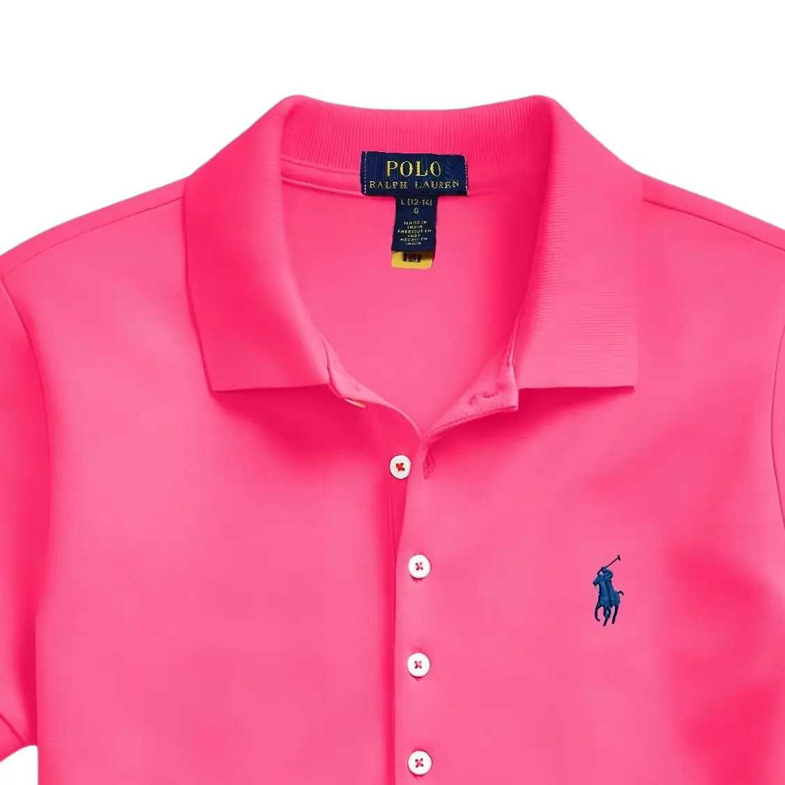 Футболка-поло для подростков Polo Ralph Lauren, bahama розовый — фото 4