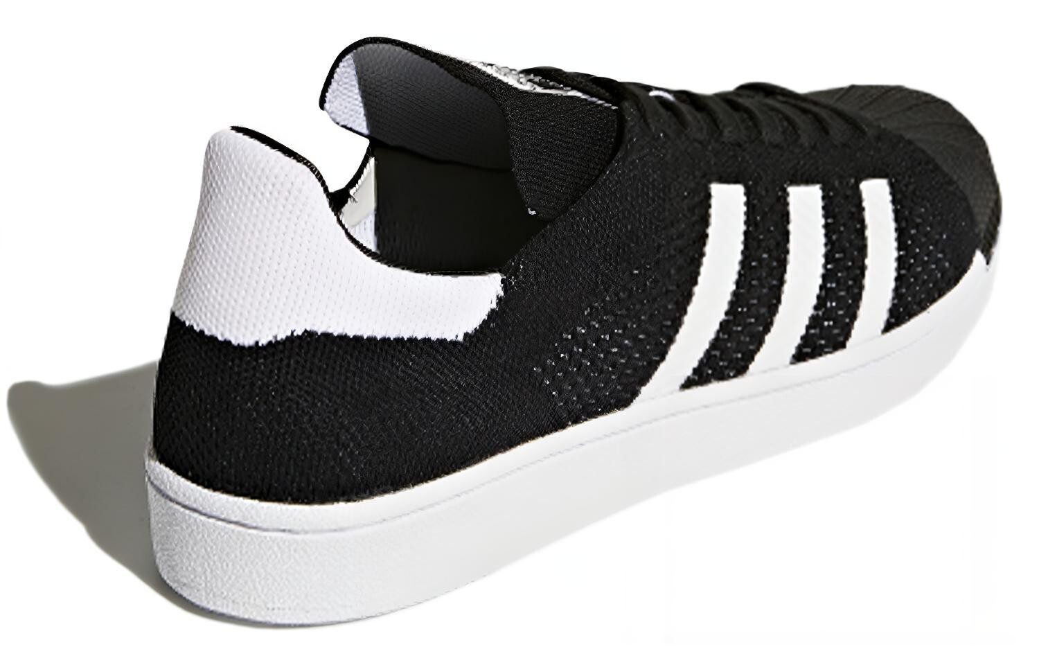 Кроссовки Adidas Originals Originals Superstar Primeknit 'Black White' — фото 3