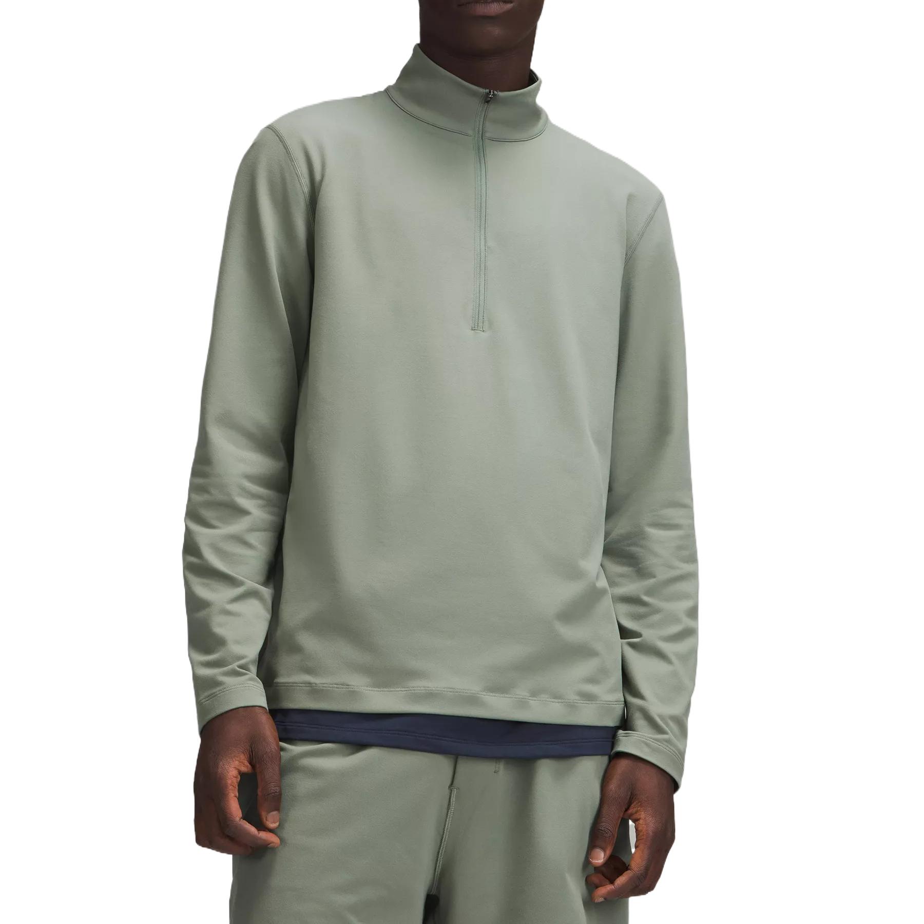 

Мягкая джерси-толстовка мужская серая с изображением эвкалипта Lululemon, Crater Blue/CRBU