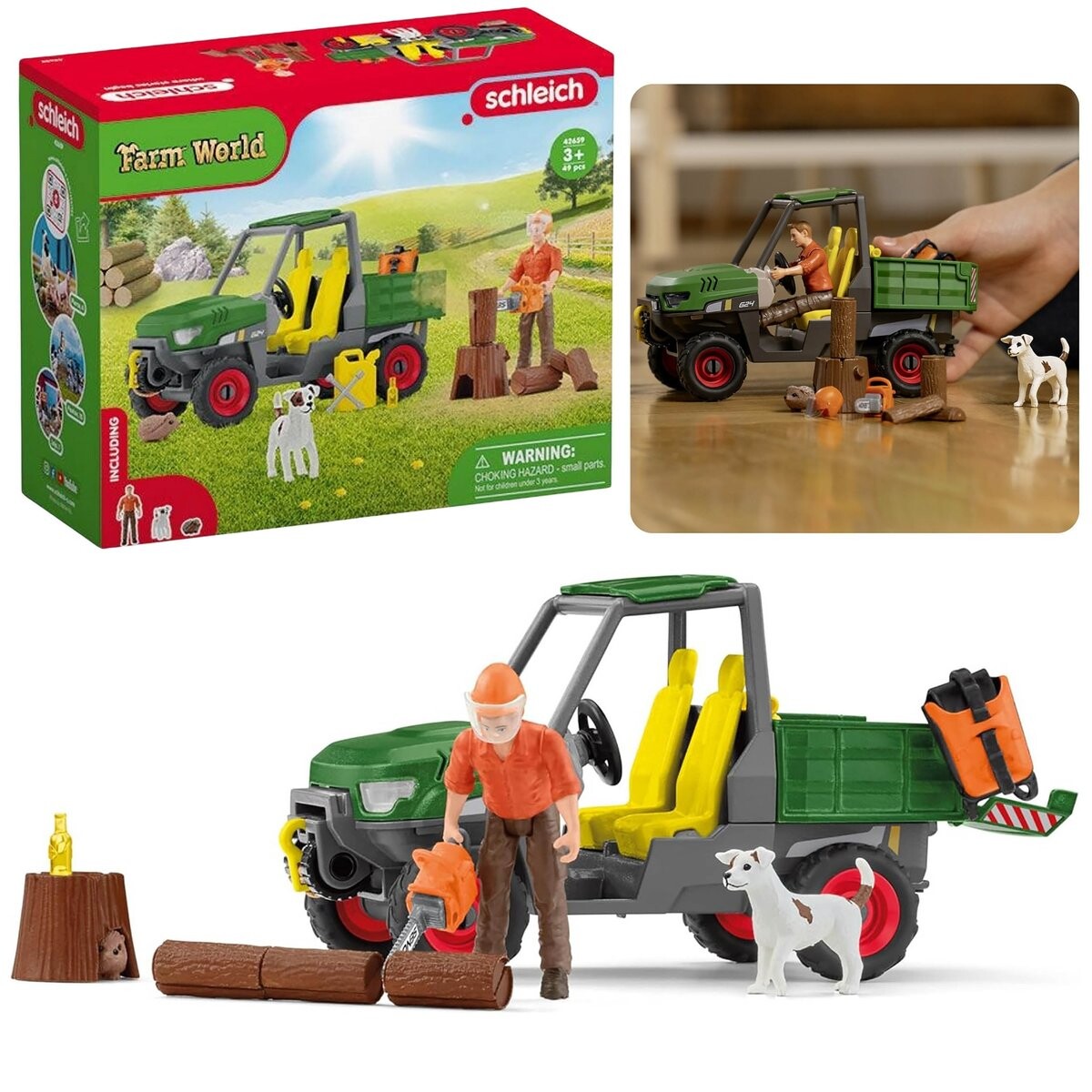 

SLH42659 Schleich Farm World - Работающий в лесу фермер 3+