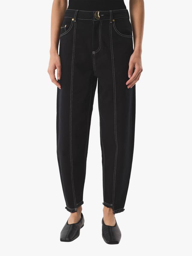 

Узкие джинсы Sol с зауженным низом AKYN, Black