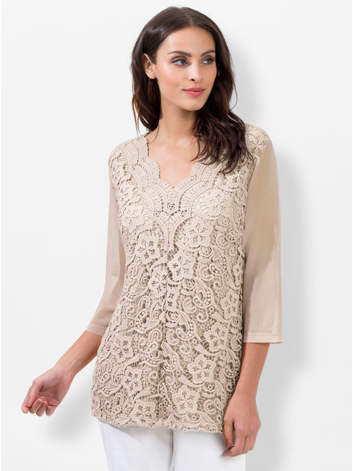 

Кружевная рубашка цвета слоновой кости WITT WEIDEN