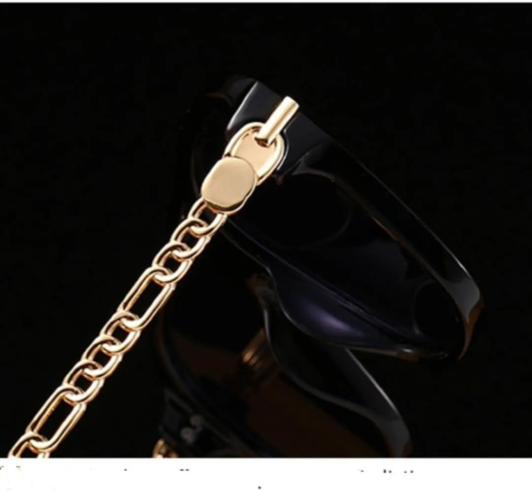 

Ретро солнцезащитные очки с металлическими цепочками на дужках, модные очки для мужчин и женщин, защита от УФ-излучения UV400, винтажные очки VVTWSSW, C5red-green