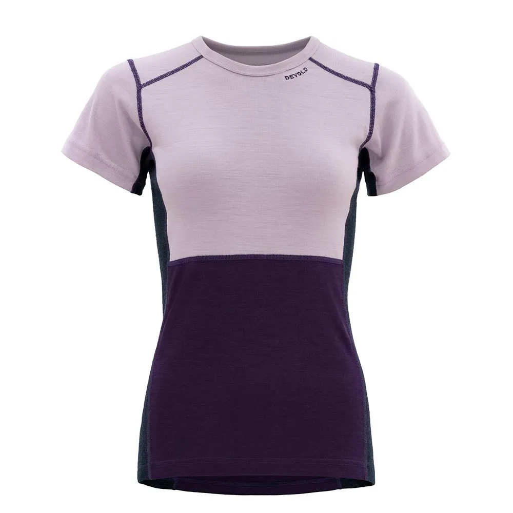

Футболка с коротким рукавом DEVOLD OF NORWAY Lauparen Merino 190, фиолетовый