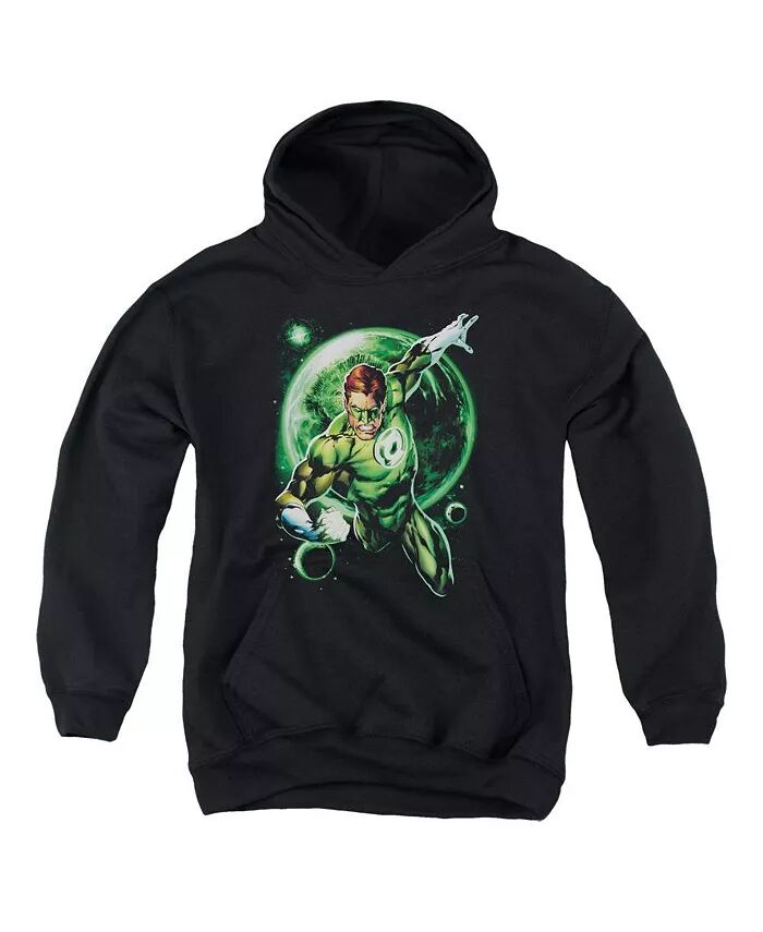 

Толстовка с капюшоном Galaxy Glow для мальчиков и девочек Green Lantern, черный