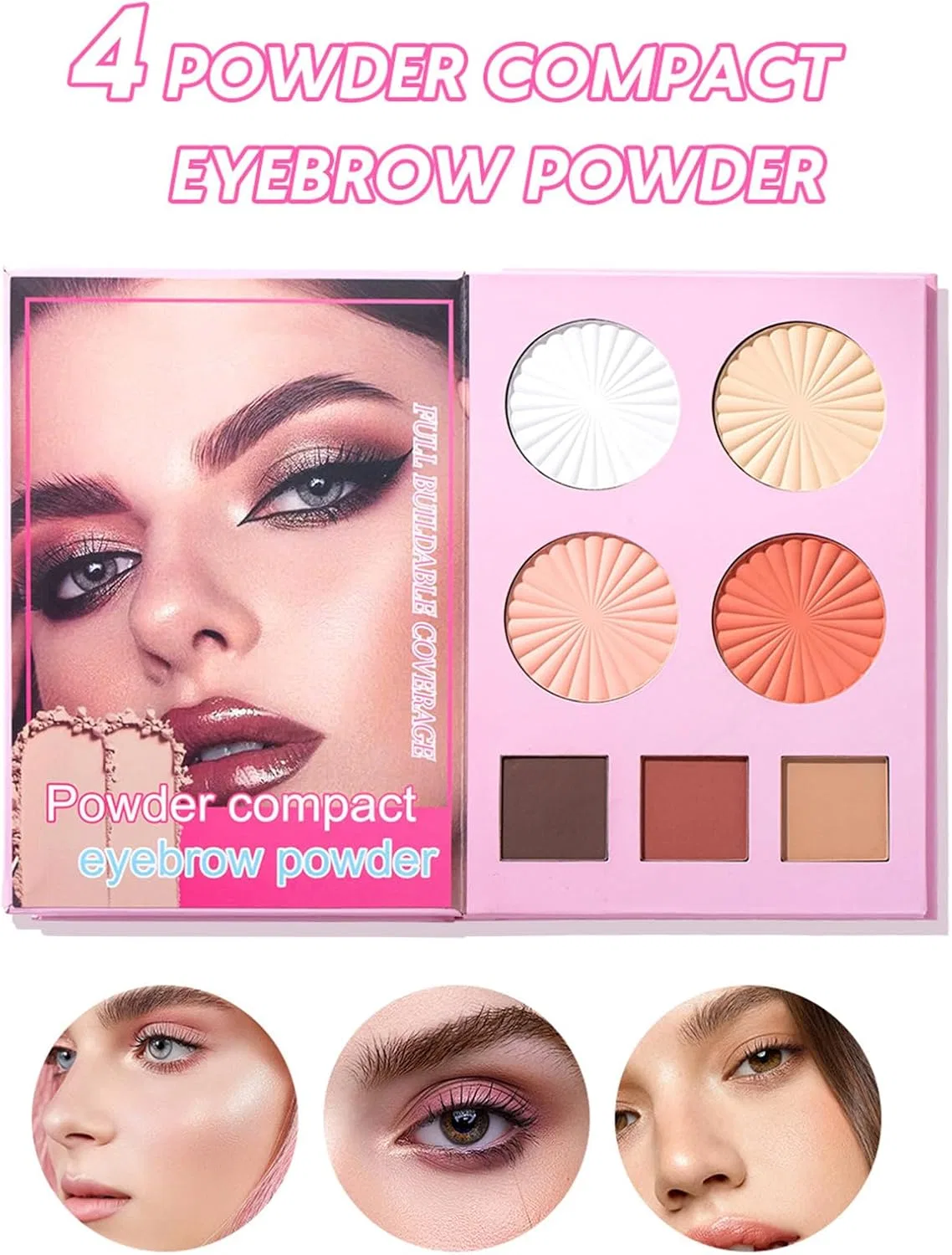 Палетка теней для век Water Resistant Control Eyeshadow, 43 цвета — фото 4