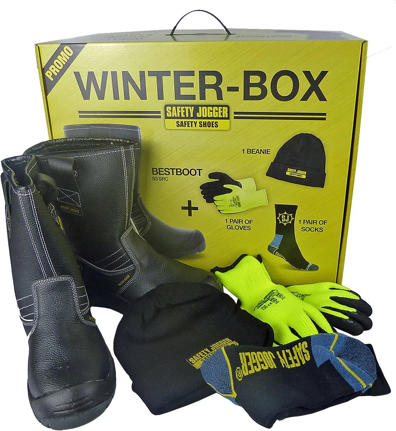 Защитные кроссовки для бега SafetyJogger 10036 Winter Box SAFETY JOGGER, Black — фото 3