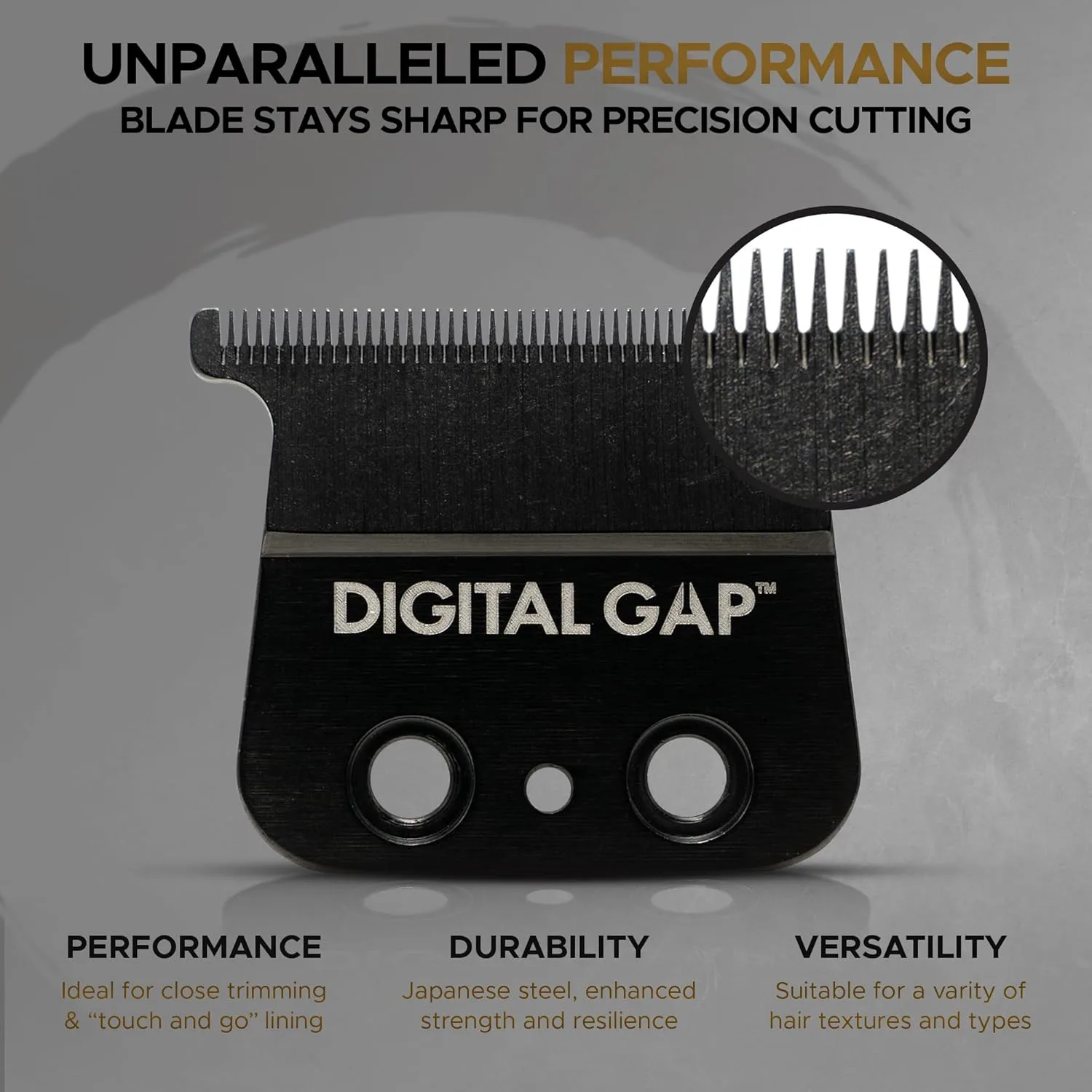 Сменное лезвие COCCO Digital Gap Standard Trimmer, крепление на винтах, ширина 40,5 мм, расстояние между отверстиями 16 мм, для COCCO Veloce, Hyper Veloce и триммеров с аналогичными лезвиями — фото 3