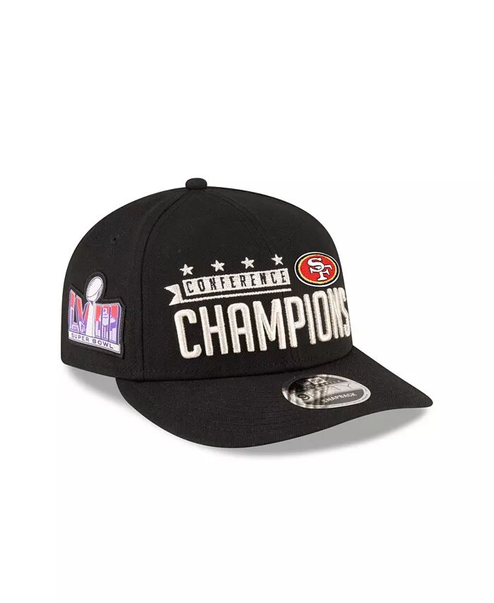 

Мужская черная бейсболка-кепка San Francisco 49ers 2023 NFC Champions Locker Room Trophy Collection Low Profile 9FIFTY New Era