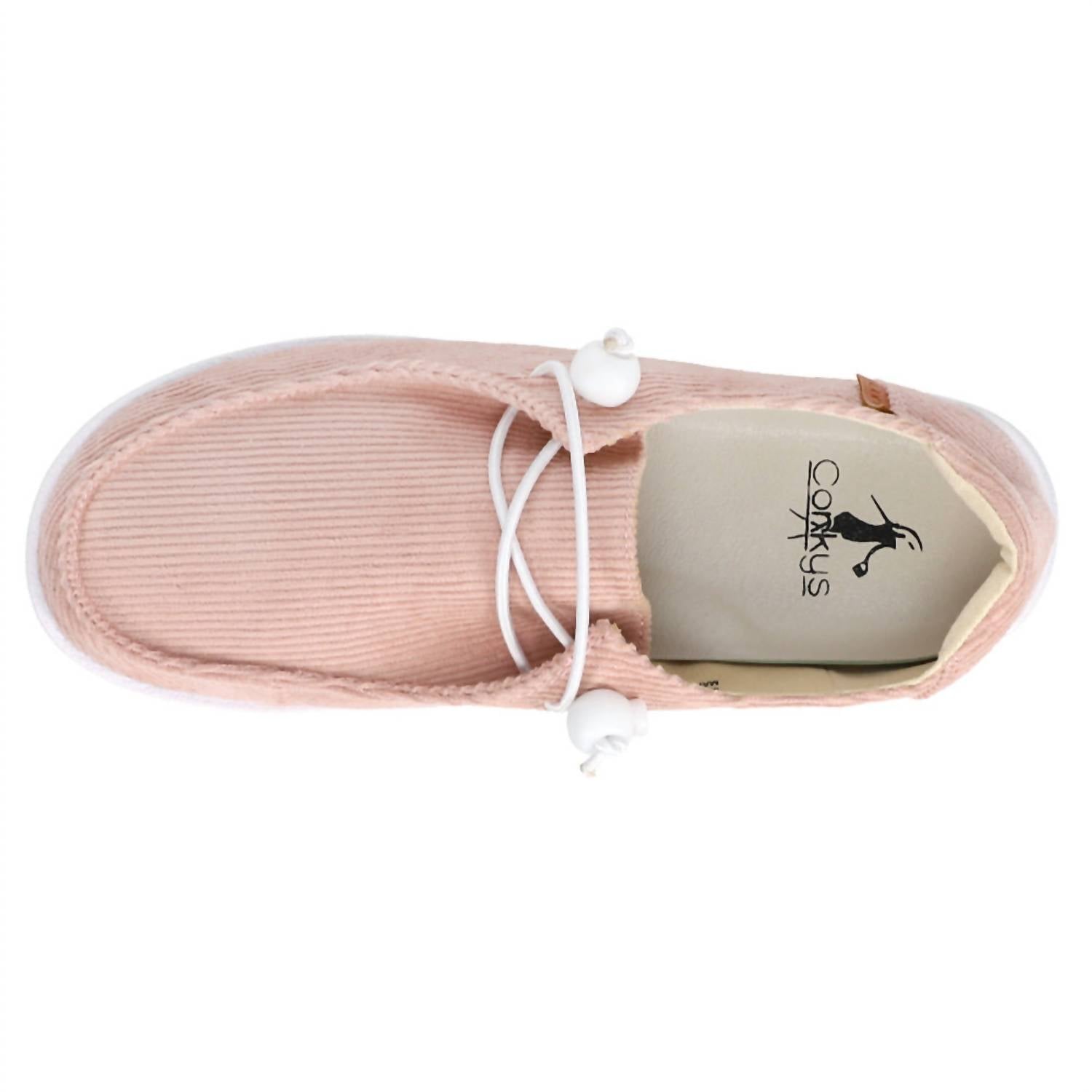 Женские вельветовые мюли Kayak в цвете блаш Corkys Footwear, Blush — фото 4