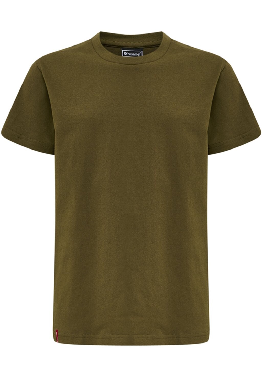 

Футболка базовая Hummel, цвет dark olive