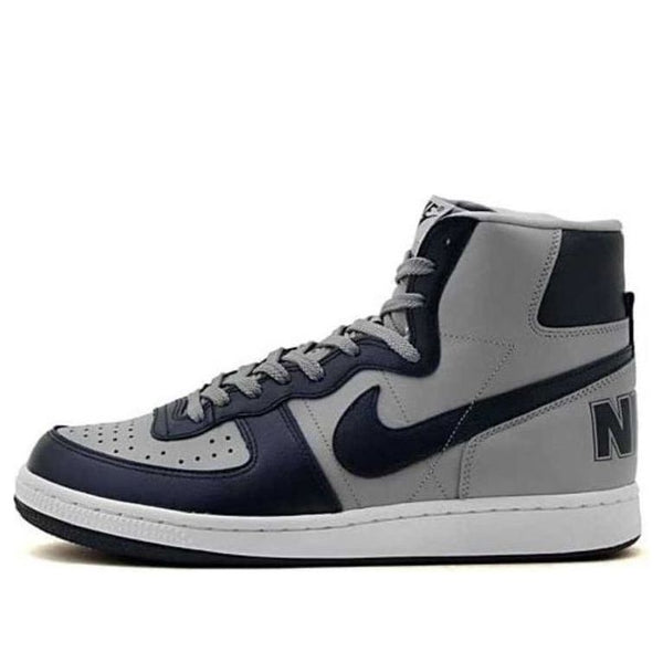 

Кроссовки terminator high basic nd leather 'blue grey' Nike, синий