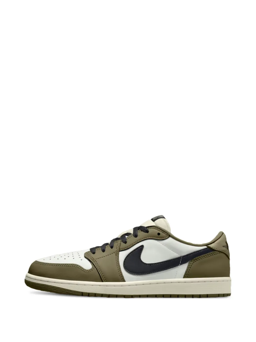 Кроссовки Air Jordan 1 Low на шнуровке Jordan, белый — фото 2